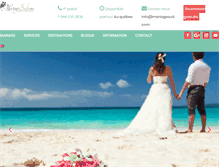 Tablet Screenshot of mariage-sud.com